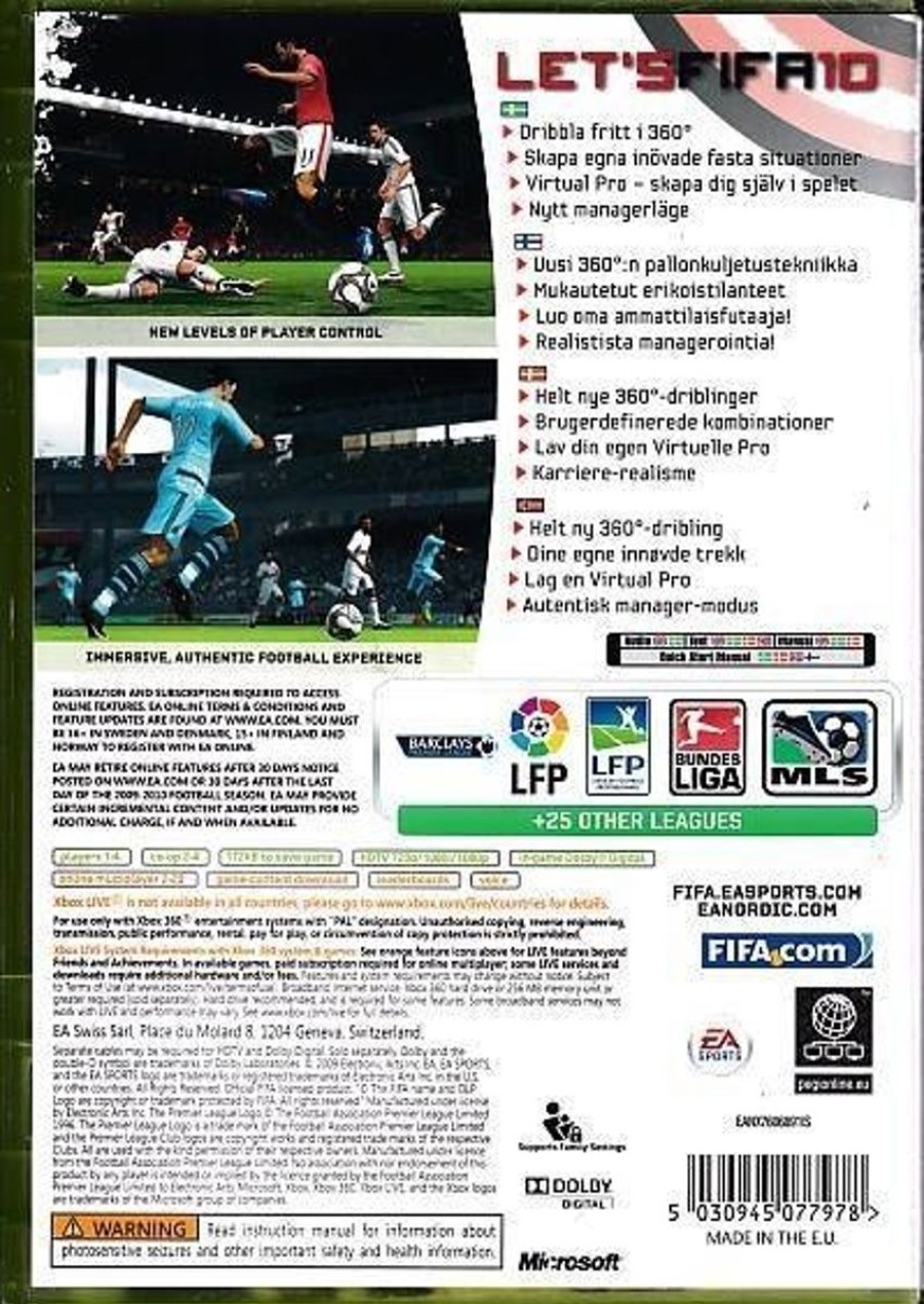 Retro Spillekonsoller EPIC PANDA Xbox 360 Spil | Fifa 10 - Xbox Live - Xbox 360 (B Grade) (Genbrug)