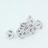 Rollespil EPIC PANDA Rollespilsterninger | Frosted Clear Black - Rollespilsterninger - Chessex