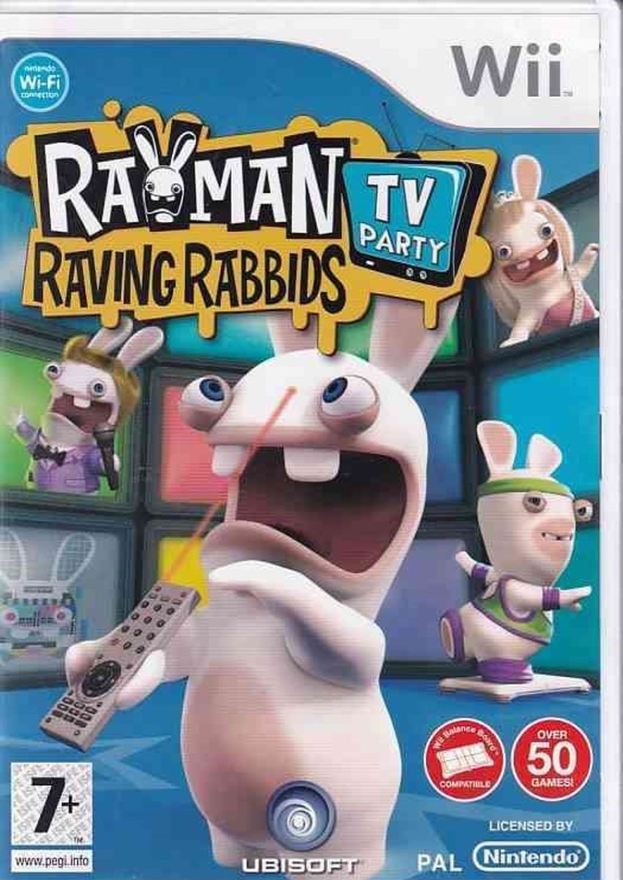 Retro Spillekonsoller EPIC PANDA Nintendo Wii Spil | Rayman Raving Rabbids Tv Party - Nintendo Wii (B Grade) (Genbrug)