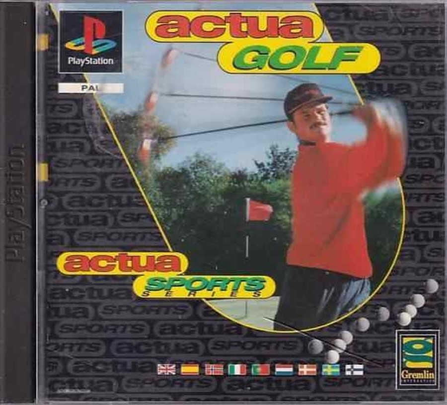 Retro Spillekonsoller EPIC PANDA Playstation 1 Ps1&Psx Spil | Actua Golf - Ps1 (B Grade) (Genbrug)