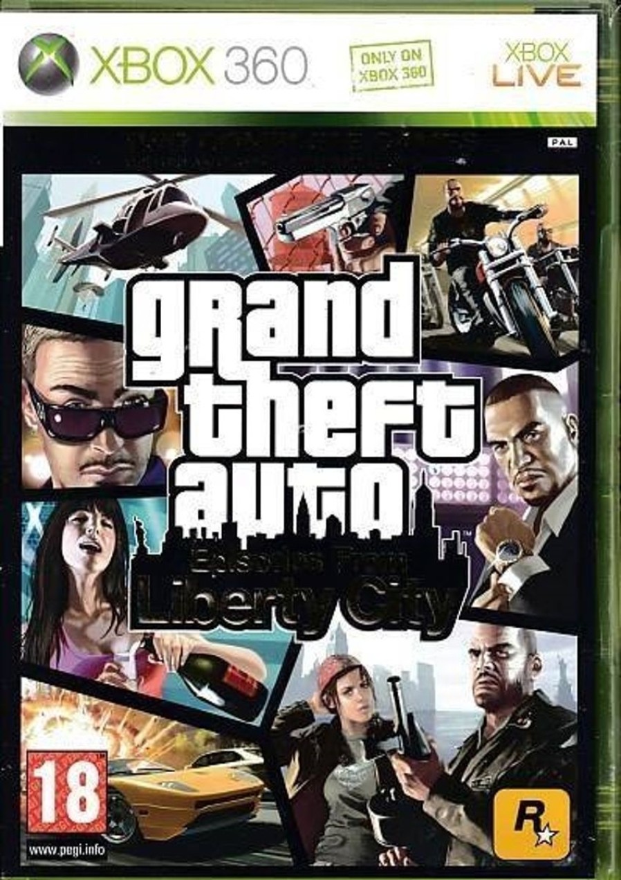 Retro Spillekonsoller EPIC PANDA Xbox 360 Spil | Grand Theft Auto Episodes From Liberty City - Xbox Live - Xbox 360 (B Grade) (Genbrug)