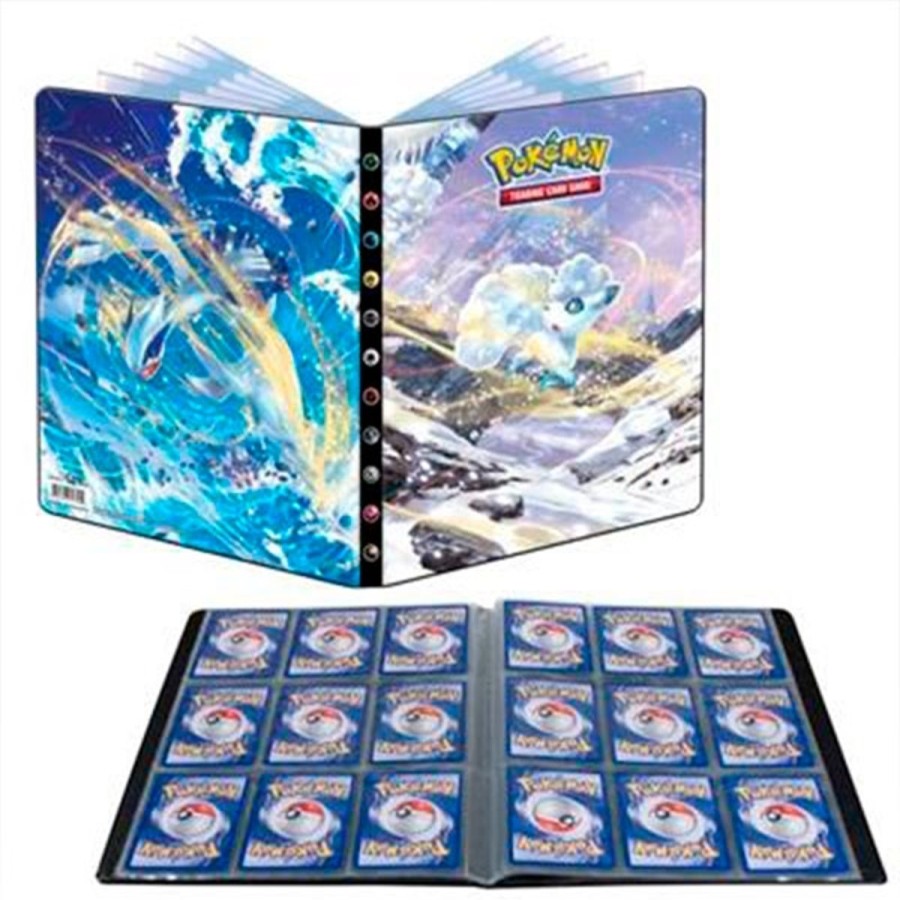 Tcg Kortspil EPIC PANDA Pokemon Tilbehor Samlemapper | Silver Tempest - 9-Pocket - A4 Pokemon Mappe