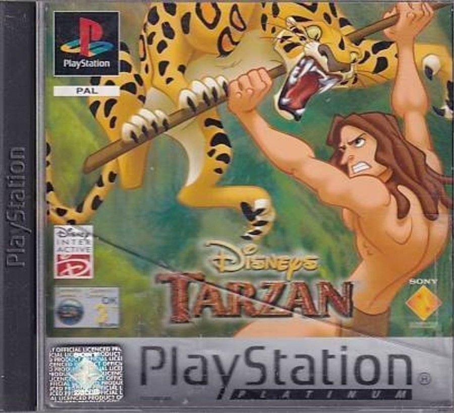 Retro Spillekonsoller EPIC PANDA Playstation 1 Ps1&Psx Spil | Disneys Tarzan Platinum - Ps1 (B Grade) (Genbrug)