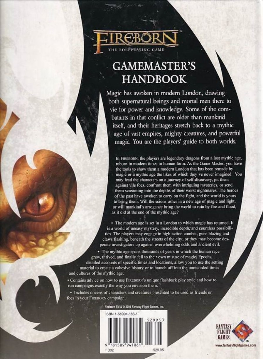 Rollespil EPIC PANDA Fireborn | Fireborn - Gamemasters Handbook (B Grade) (Genbrug)