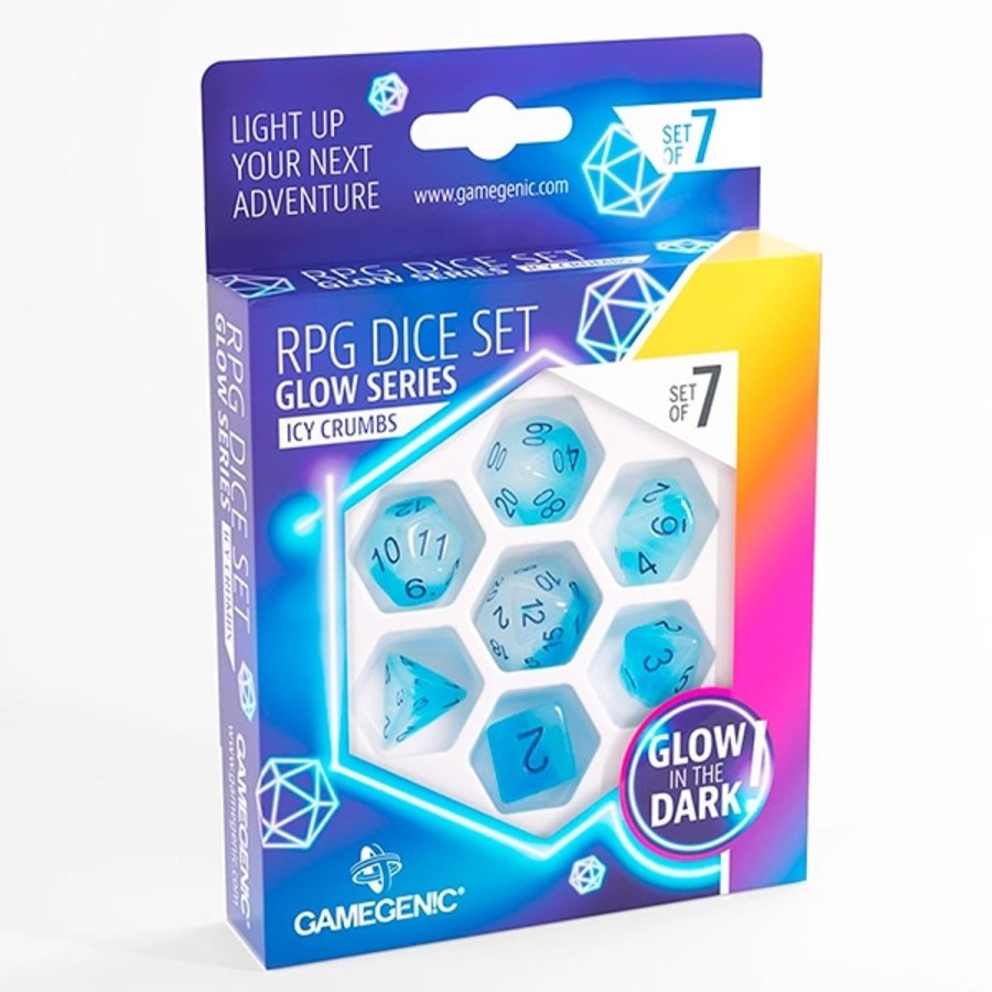 Rollespil EPIC PANDA Rollespilsterninger | Icy Crumbs Glow Series - Glow In The Dark - Rollespilsterninger - Gamegenic