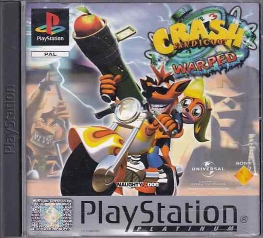 Retro Spillekonsoller EPIC PANDA Playstation 1 Ps1&Psx Spil | Crash Bandicoot 3 Warped - Platinum - Ps1 (B Grade) (Genbrug)