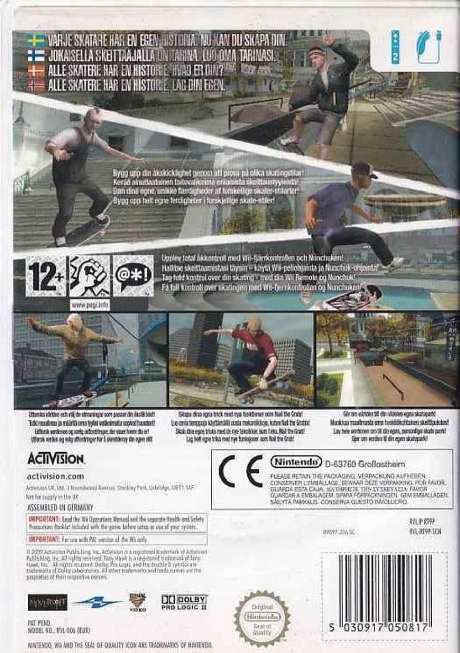 Retro Spillekonsoller EPIC PANDA Nintendo Wii Spil | Tony Hawks Proving Ground - Nintendo Wii (B Grade) (Genbrug)