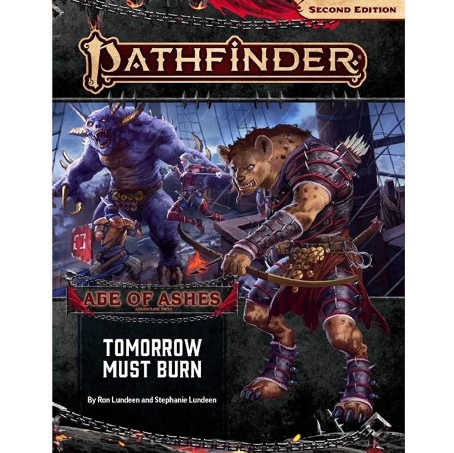 Rollespil EPIC PANDA | Pathfinder 2 - Tomorrow Must Burn Adventure Path 147 - Age Of Ashes Pat 3 Of 6 (2. Sortering)