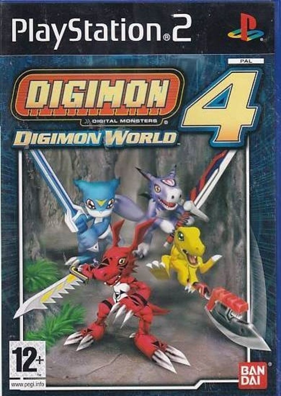 Retro Spillekonsoller EPIC PANDA Playstation 2 Ps2 Spil | Digimon World 4 - Ps2 (B Grade) (Genbrug)