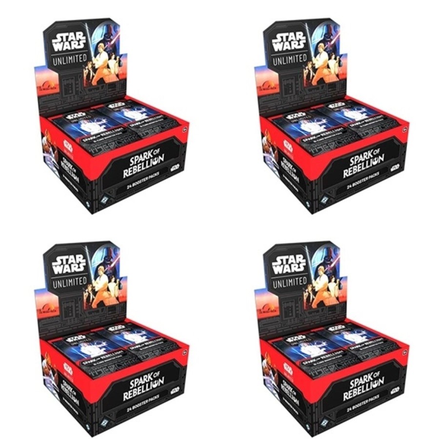 Tcg Kortspil EPIC PANDA | 4X Spark Of Rebellion - Booster Box Display - Star Wars Unlimited