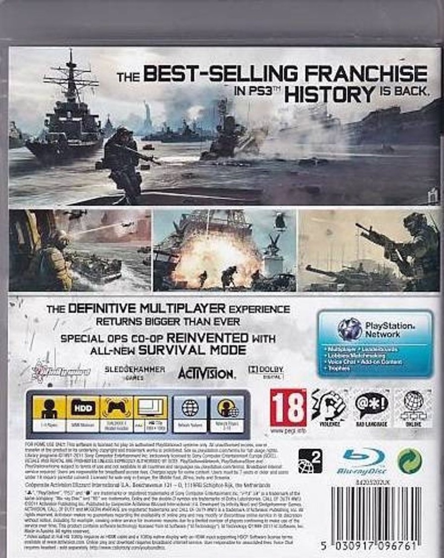 Retro Spillekonsoller EPIC PANDA Playstation 3 Ps3 Spil | Call Of Duty Modern Warfare 3 - Ps3 (B Grade) (Genbrug)