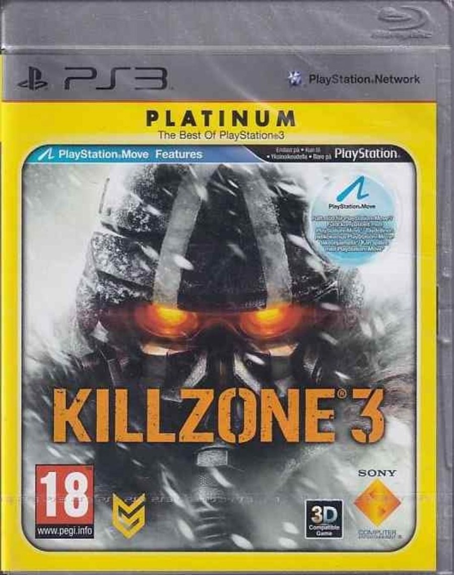 Retro Spillekonsoller EPIC PANDA Playstation 3 Ps3 Spil | Killzone 3 - Platinum - I Folie - Ps3 (Aa Grade) (Genbrug)