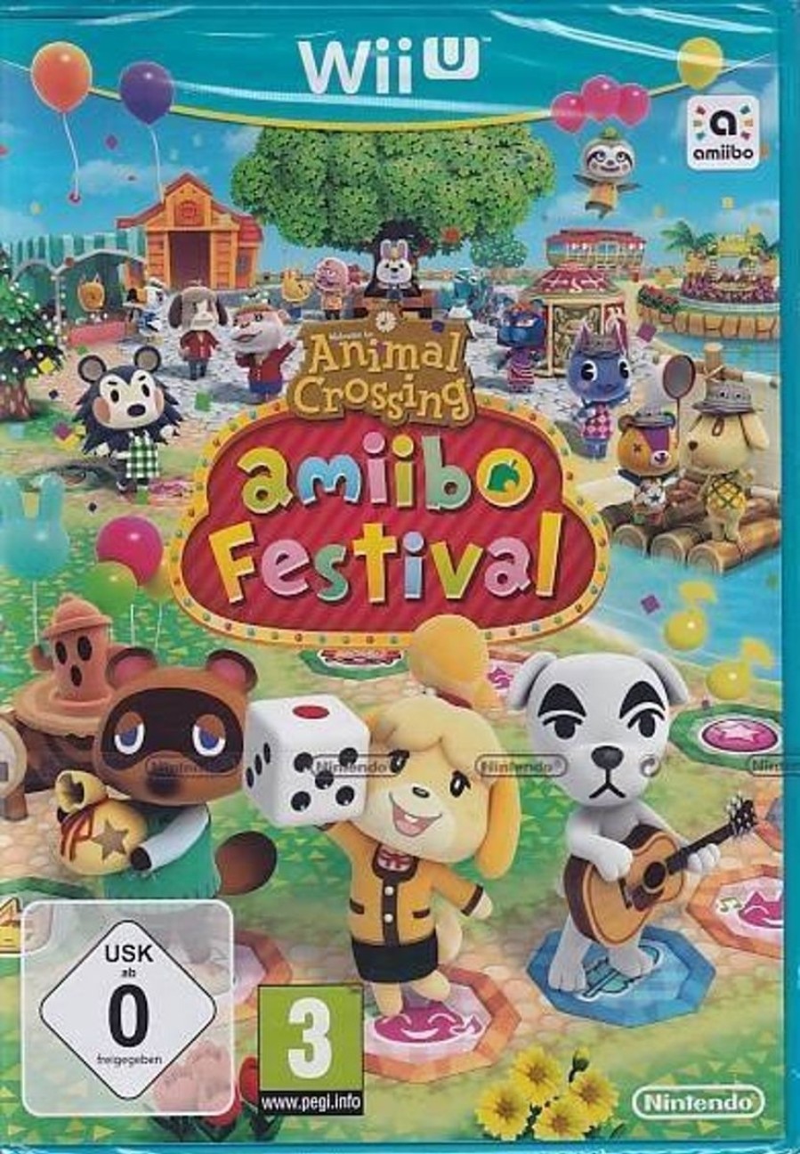 Retro Spillekonsoller EPIC PANDA Nintendo Wii U Spil | Animal Crossing Amiibo Festival - Nintendo Wiiu - I Folie (Aa Grade) (Genbrug)