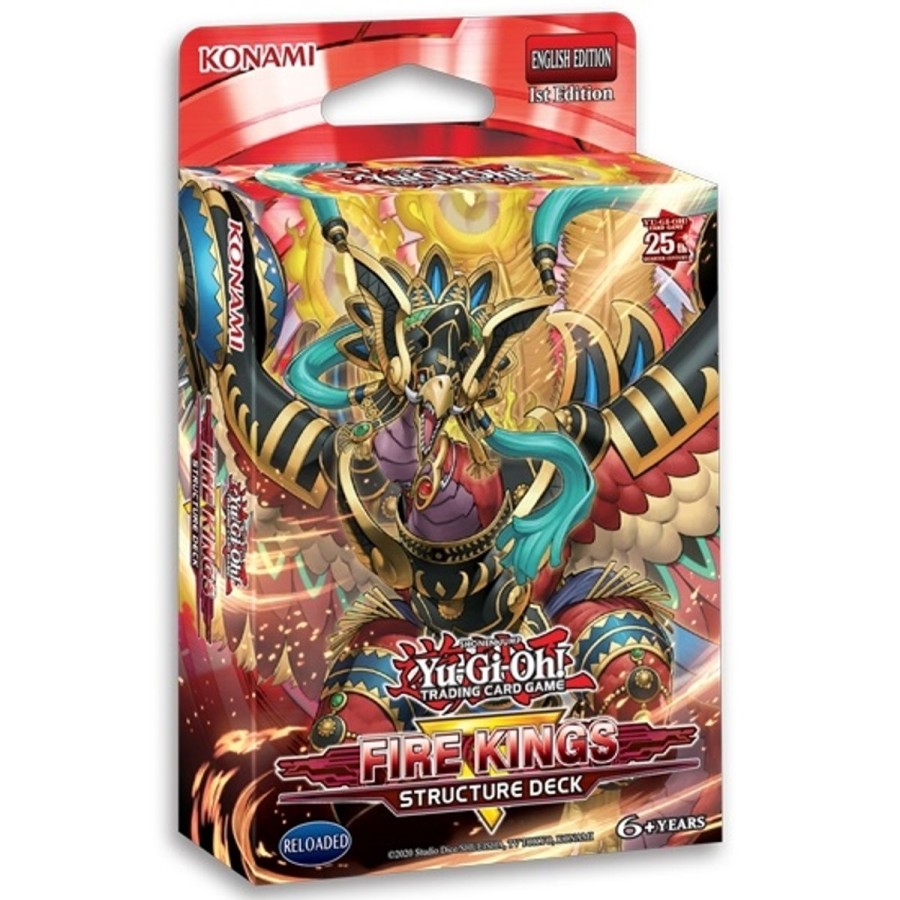 Tcg Kortspil EPIC PANDA Yugioh! Kort Decks | Fire Kings - Structure Deck - Yu-Gi-Oh Kort