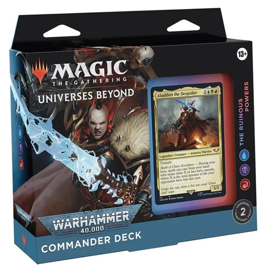 Tcg Kortspil EPIC PANDA Mtg Universes Beyond Warhammer 40.000 | The Ruinous Powers - Commander Deck - Universes Beyond - Warhammer 40K - Magic The Gathering