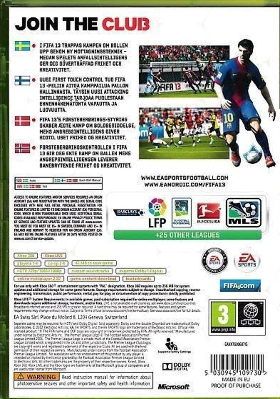 Retro Spillekonsoller EPIC PANDA Xbox 360 Spil | Fifa 13 - Xbox 360 (B Grade) (Genbrug)