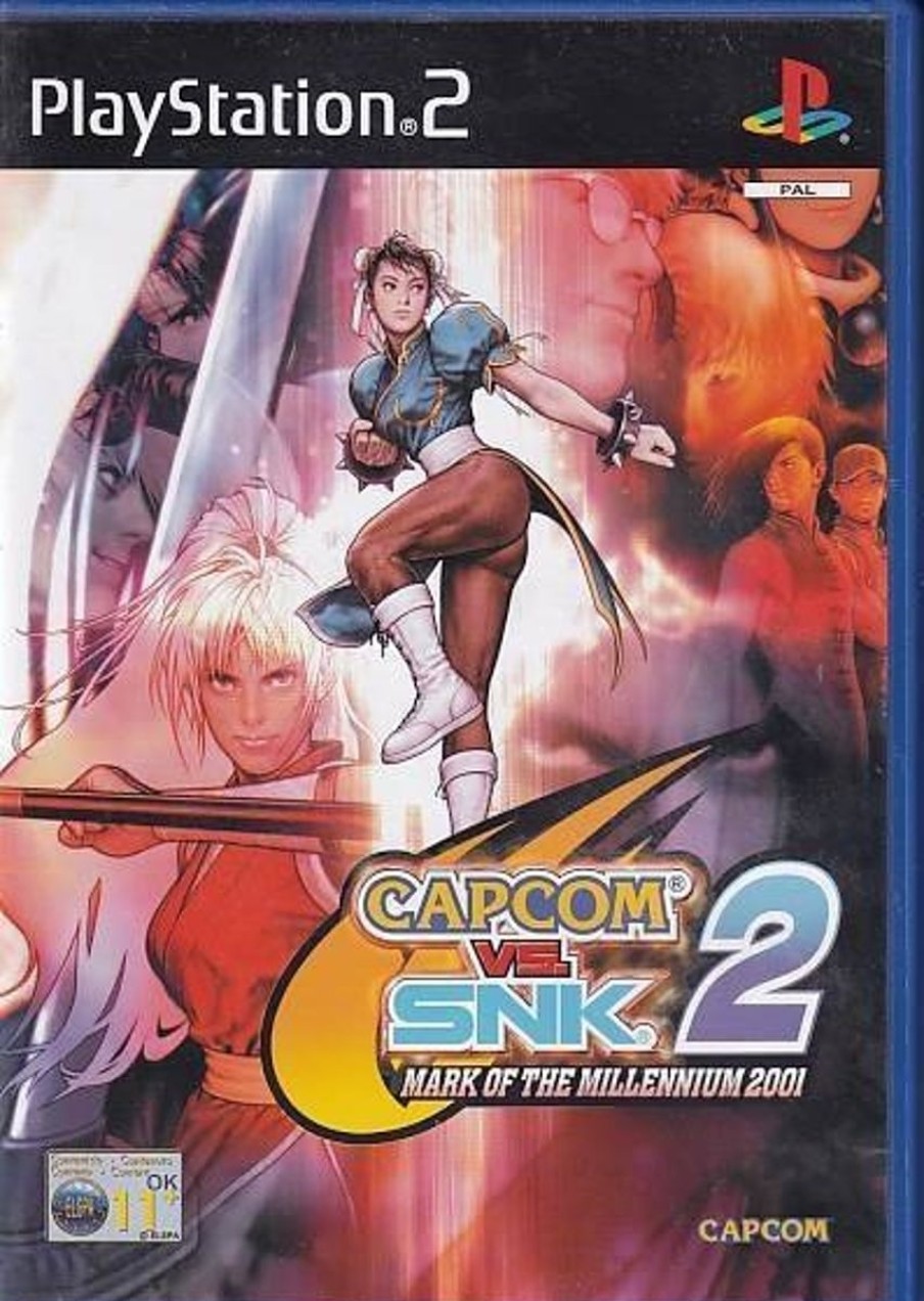 Retro Spillekonsoller EPIC PANDA Playstation 2 Ps2 Spil | Capcom Vs. Snk 2: Mark Of The Millennium 2001 - Ps2 (A Grade) (Genbrug)