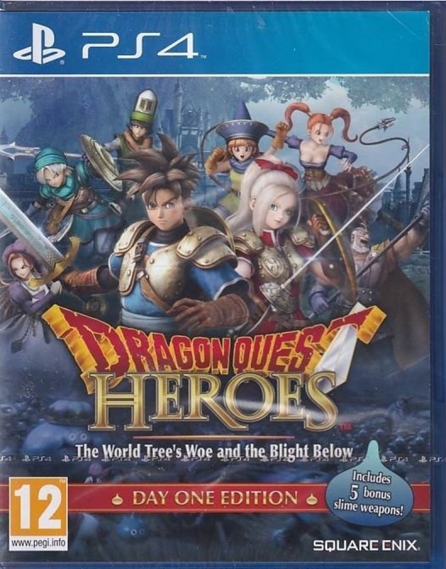 Retro Spillekonsoller EPIC PANDA Playstation 4 Ps4 Spil | Dragon Quest Heroes - The World Trees Woe And The Blight Below - Ps4Spil (Aa Grade) (Genbrug)