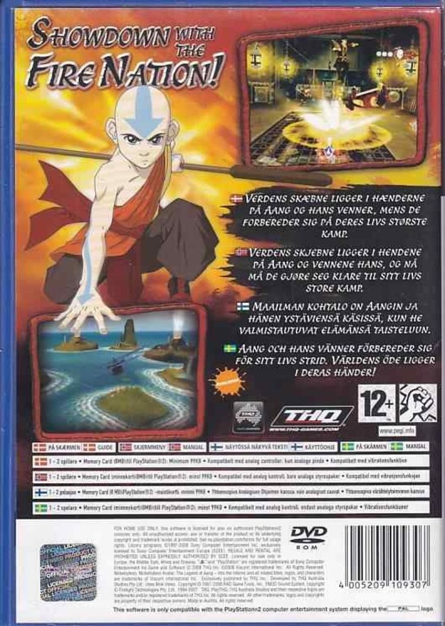 Retro Spillekonsoller EPIC PANDA Playstation 2 Ps2 Spil | Avatar The Legend Of Aang Into The Inferno - Ps2 (B Grade) (Genbrug)