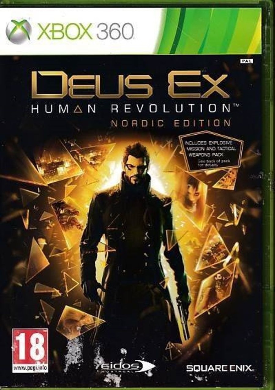 Retro Spillekonsoller EPIC PANDA Xbox 360 Spil | Deus Ex Human Revolution - Xbox 360 (B Grade) (Genbrug)