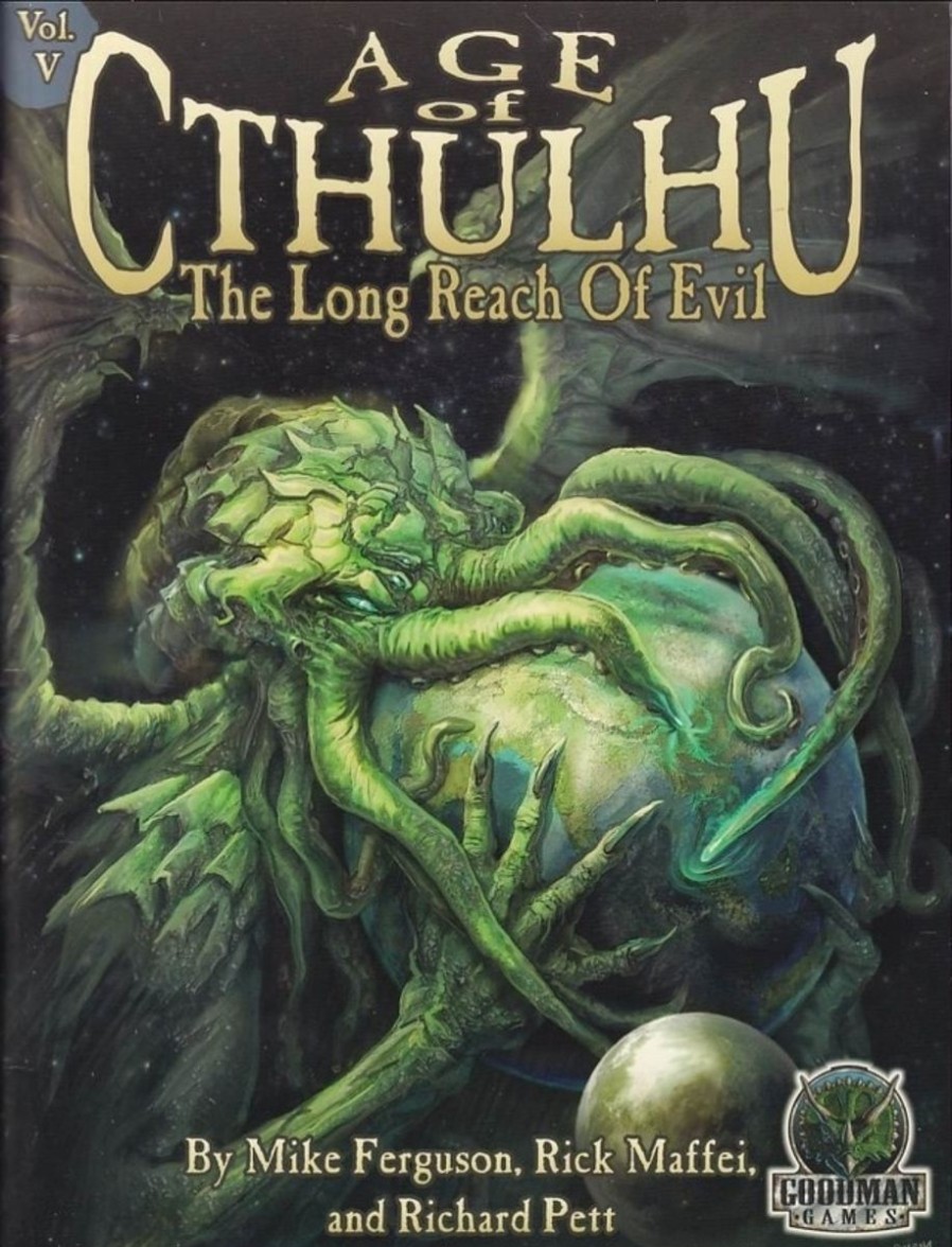 Rollespil EPIC PANDA Call Of Cthulhu | Call Of Cthulhu - 6Th Edition - Age Of Cthulhu Vol 5 - The Long Reach Of Evil (B-Grade) (Genbrug)