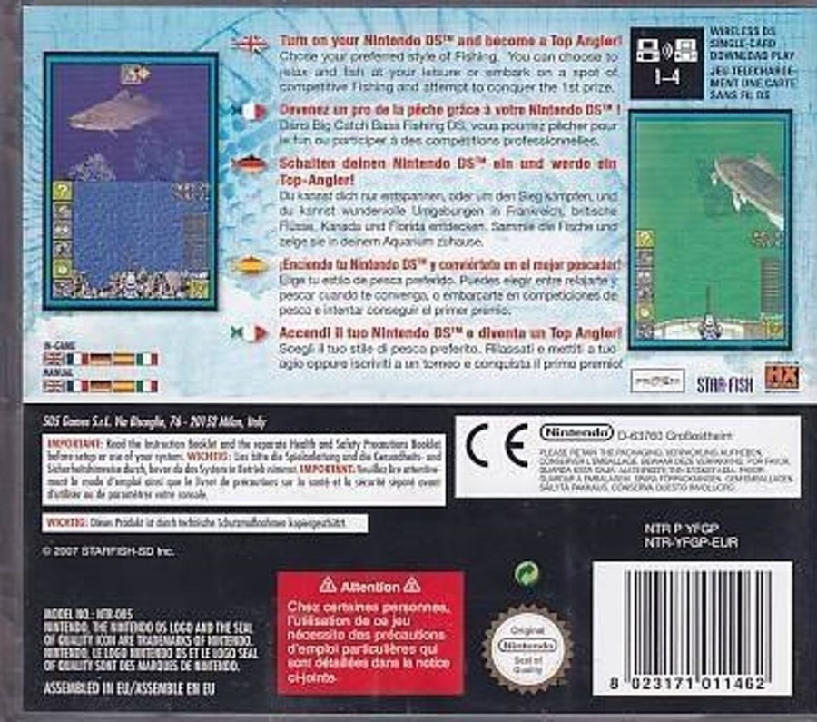 Retro Spillekonsoller EPIC PANDA Nintendo Ds Spil | Big Catch Bass Fishing - Nintendo Ds (B Grade) (Genbrug)