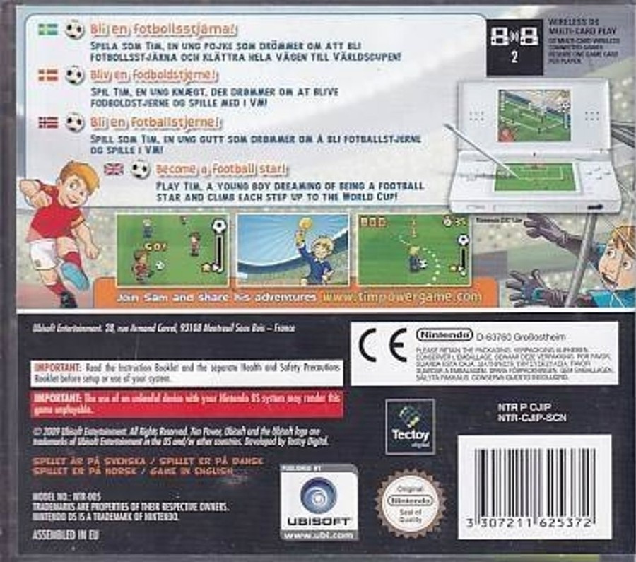 Retro Spillekonsoller EPIC PANDA Nintendo Ds Spil | Tim Power Footballer - Nintendo Ds (B Grade) (Genbrug)