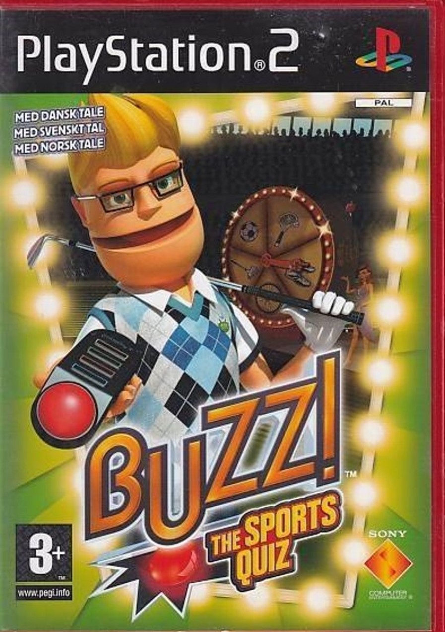 Retro Spillekonsoller EPIC PANDA Playstation 2 Ps2 Spil | Buzz The Sports Quiz - Ps2 (B Grade) (Genbrug)