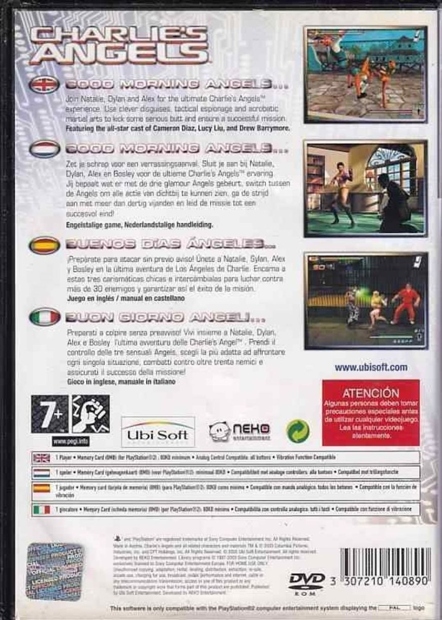 Retro Spillekonsoller EPIC PANDA Playstation 2 Ps2 Spil | Charlies Angels - Ps2 (B Grade) (Genbrug)