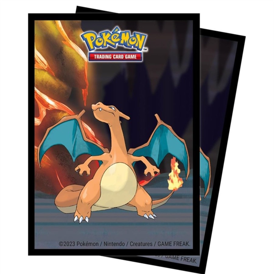 Tcg Kortspil EPIC PANDA Pokemon Tilbehor Plastiklommer Sleeves | Charizard Scorching Summit - Standard Sleeves (65 Stk.) - Plastik Lommer