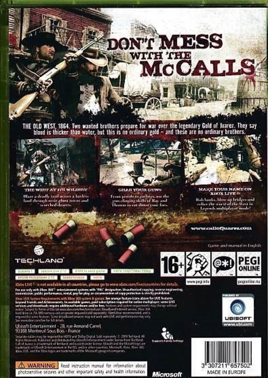 Retro Spillekonsoller EPIC PANDA Xbox 360 Spil | Call Of Juarez Bound In Blood - Xbox Live - Xbox 360 (B Grade) (Genbrug)