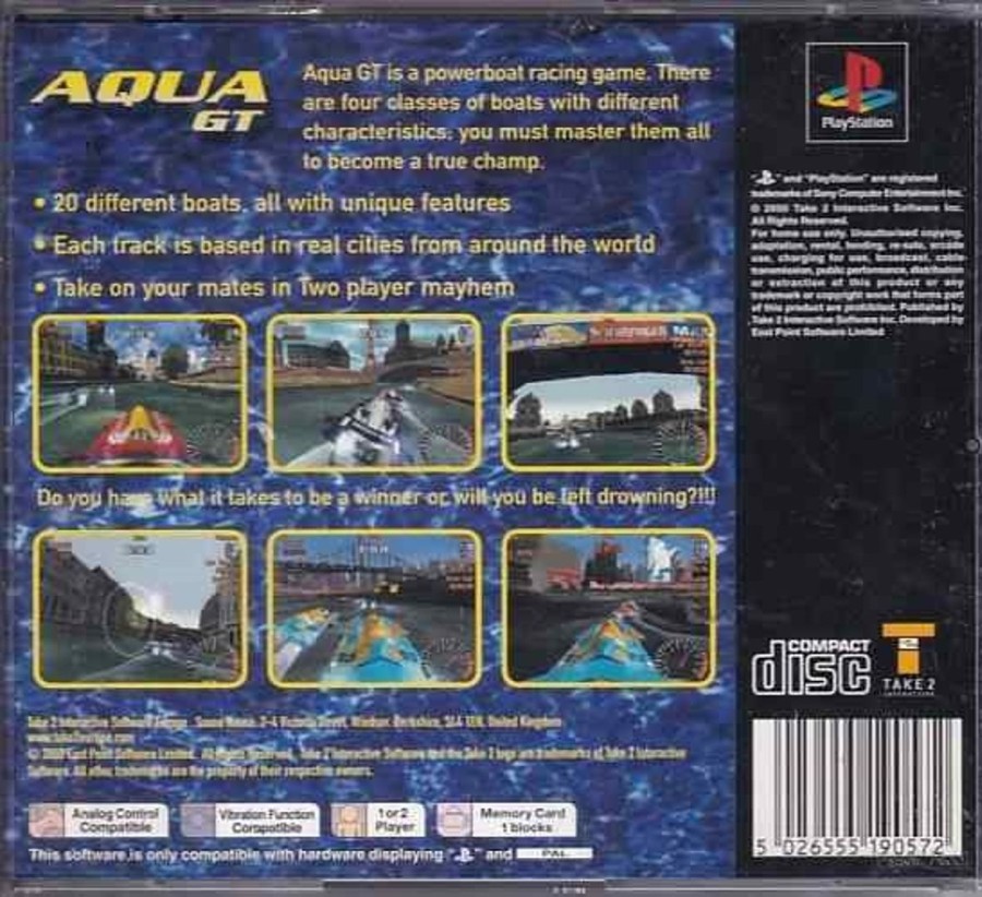 Retro Spillekonsoller EPIC PANDA Playstation 1 Ps1&Psx Spil | Aqua Gt - Ps1 (B Grade) (Genbrug)