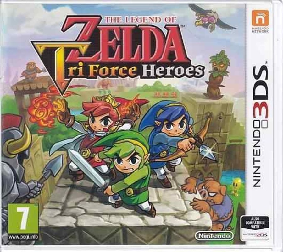 Retro Spillekonsoller EPIC PANDA Nintendo 3Ds Spil | The Legend Of Zelda Tri Force Heroes - Nintendo 3Ds Spil - (B Grade) (Genbrug)