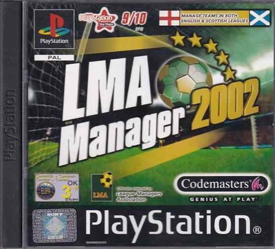 Retro Spillekonsoller EPIC PANDA Playstation 1 Ps1&Psx Spil | Lma Manager 2002 - Ps1 (B Grade) (Genbrug)