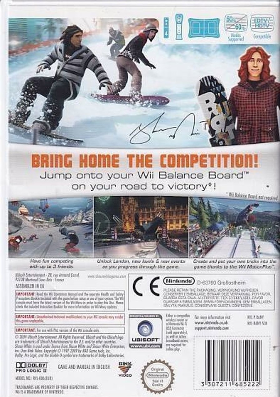 Retro Spillekonsoller EPIC PANDA Nintendo Wii Spil | Shaun White Snowboarding World Stage - Wii (B Grade) (Genbrug)