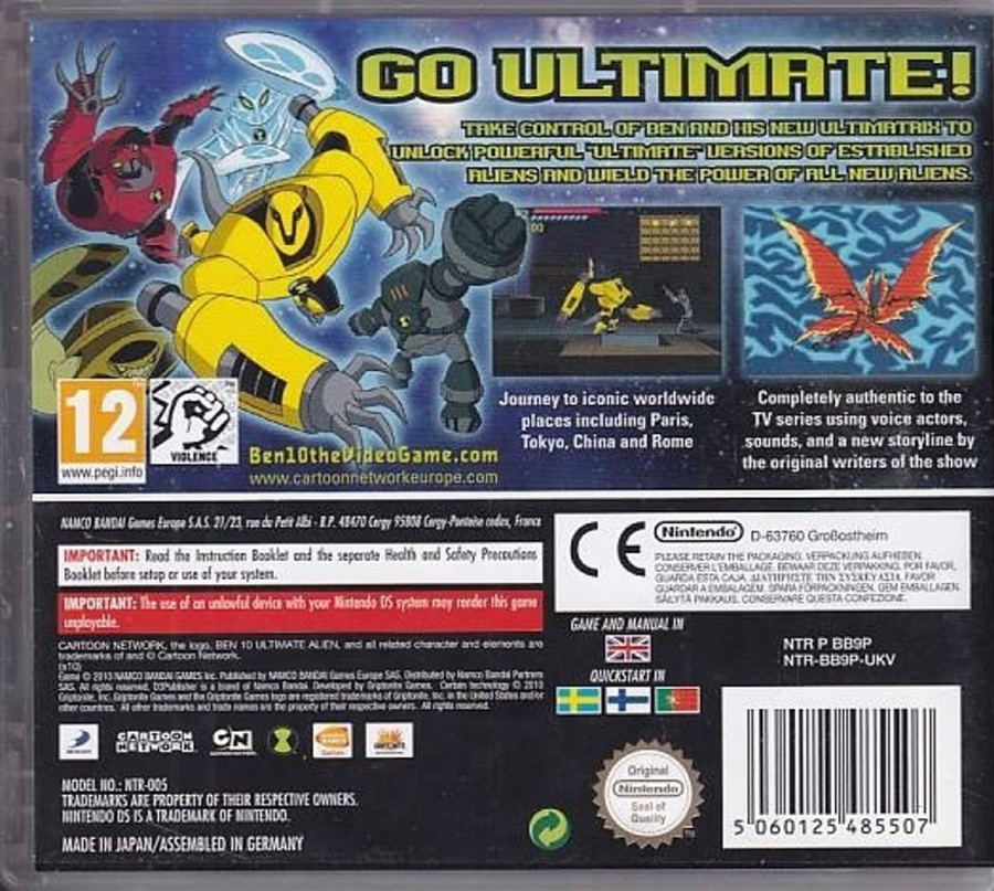 Retro Spillekonsoller EPIC PANDA Nintendo Ds Spil | Ben 10 Ultimate Alien Cosmic Destruction - Nintendo Ds (A Grade) (Genbrug)