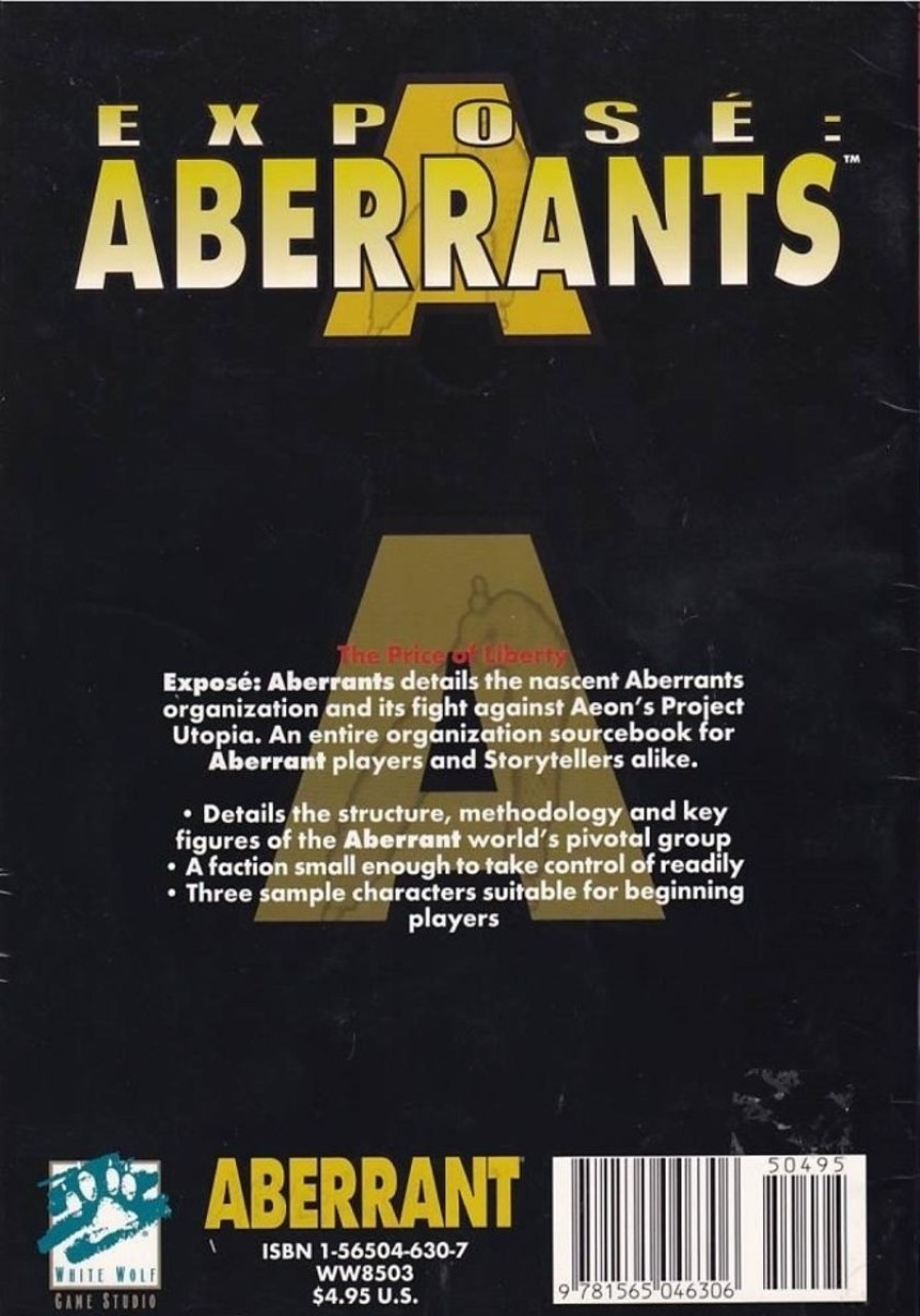 Rollespil EPIC PANDA Aberrant | Aberrant - Expose Aberrants (B Grade) (Genbrug)