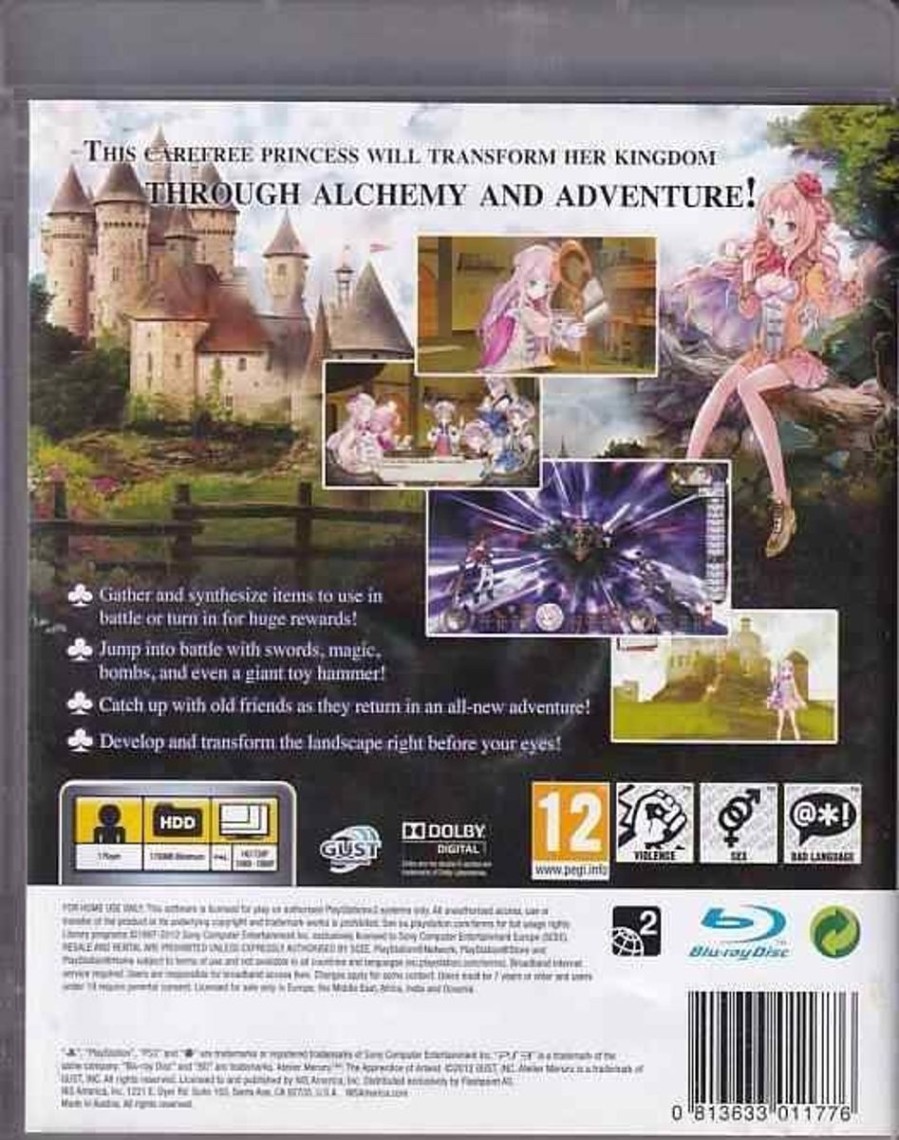 Retro Spillekonsoller EPIC PANDA Playstation 3 Ps3 Spil | Atelier Meruru The Apprentice Of Arland - Ps3 (B Grade) (Genbrug)