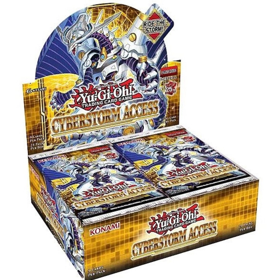 Tcg Kortspil EPIC PANDA Yugioh! Kort Displays Booster Bokse | Cyberstorm Access - Booster Box Display (24 Booster Packs) - Yu-Gi-Oh Kort