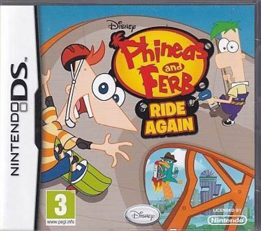 Retro Spillekonsoller EPIC PANDA Nintendo Ds Spil | Phineas And Ferb Ride Again - Nintendo Ds (B Grade) (Genbrug)