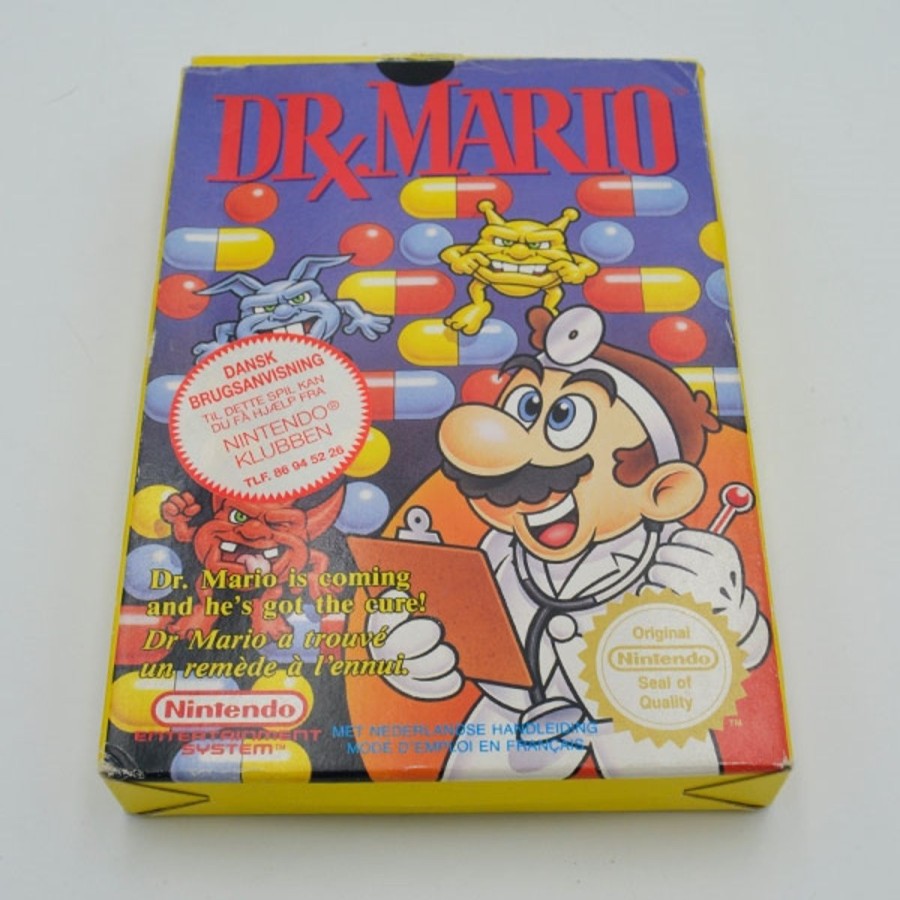 Retro Spillekonsoller EPIC PANDA Nes Spil | Dr. Mario - Fah - Komplet I Boks (B Grade) (Genbrug)