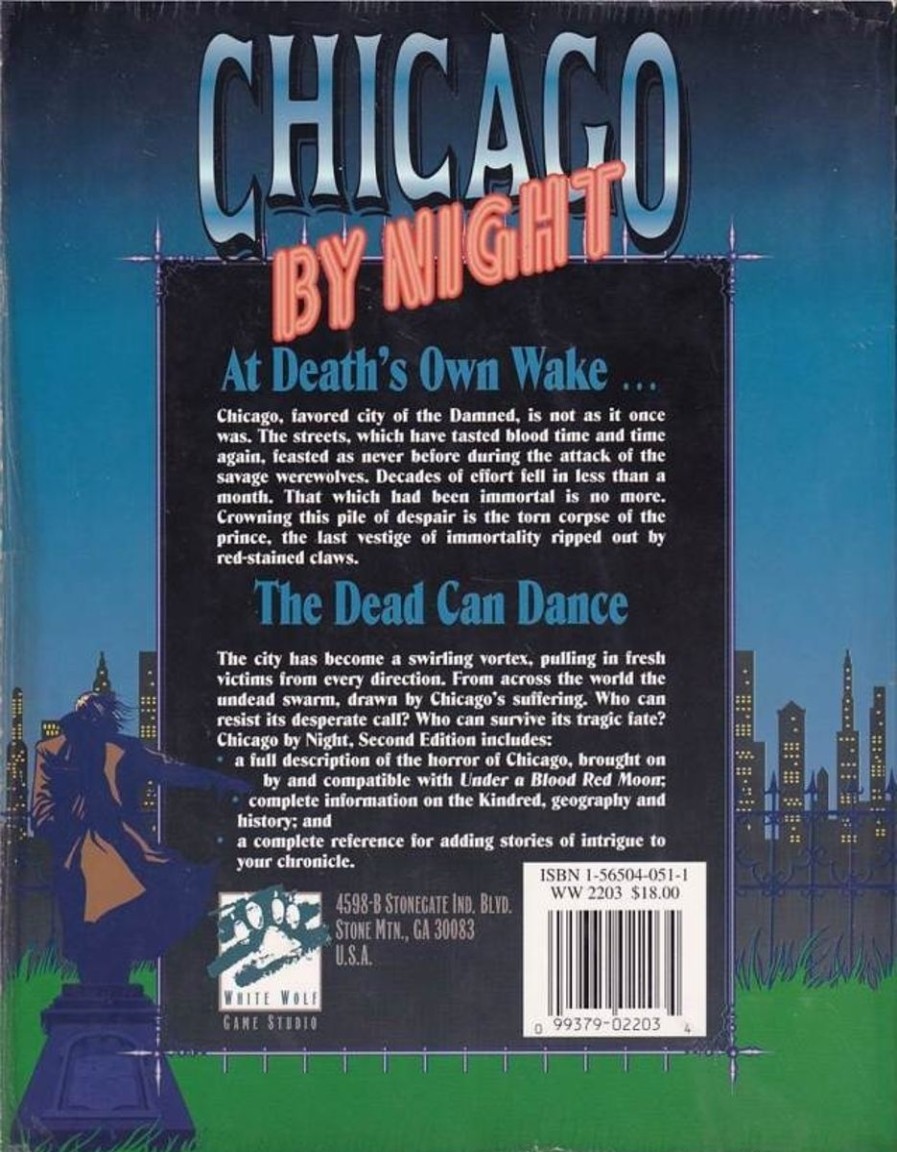 Rollespil EPIC PANDA Vampire The Masquerade 1St Edition | Vampire The Masquerade - Chicago By Night (B Grade) (Genbrug)