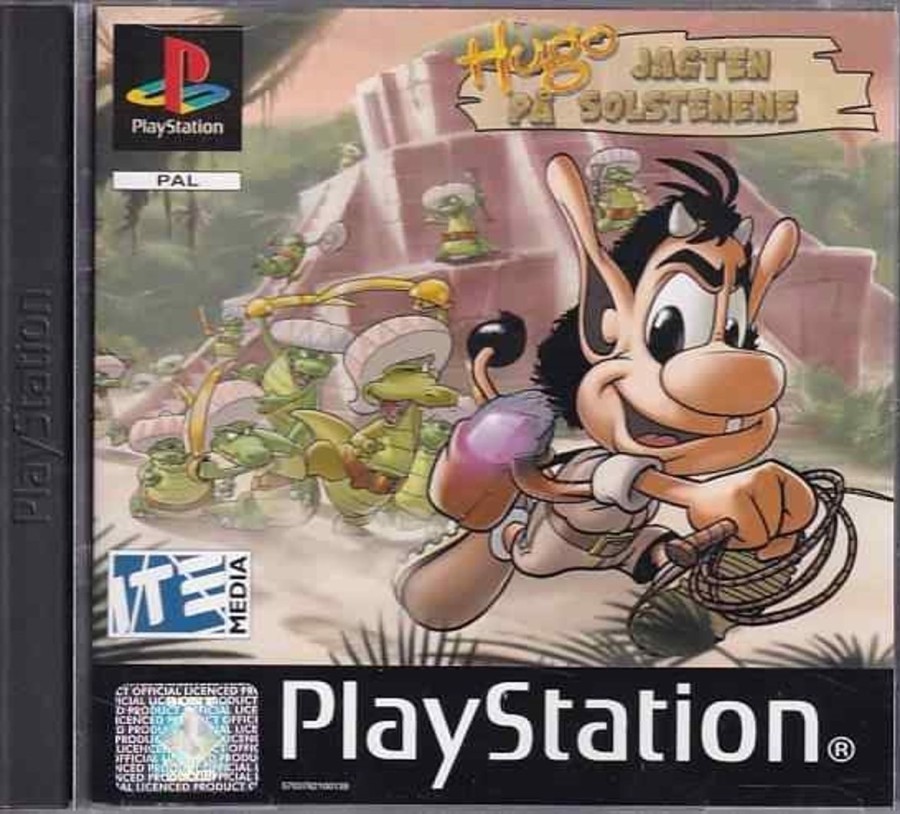 Retro Spillekonsoller EPIC PANDA Playstation 1 Ps1&Psx Spil | Hugo Jagten Pa Solstenene - Ps1 (B Grade) (Genbrug)