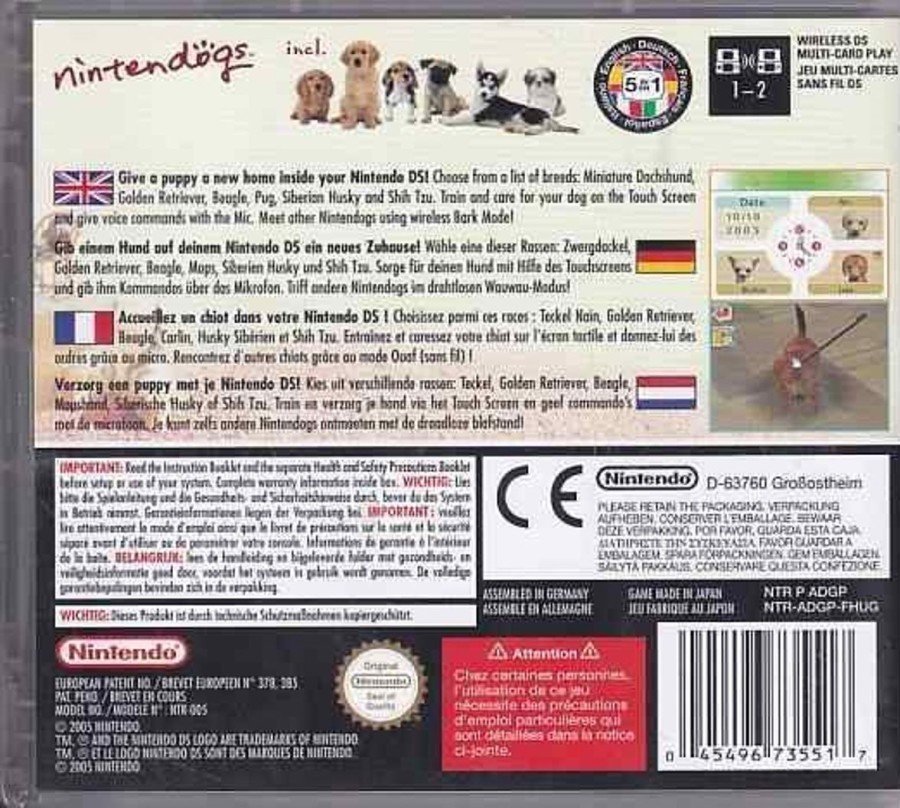 Retro Spillekonsoller EPIC PANDA Nintendo Ds Spil | Nintendogs Dachshund And Friends - Nintendo Ds (A Grade) (Genbrug)