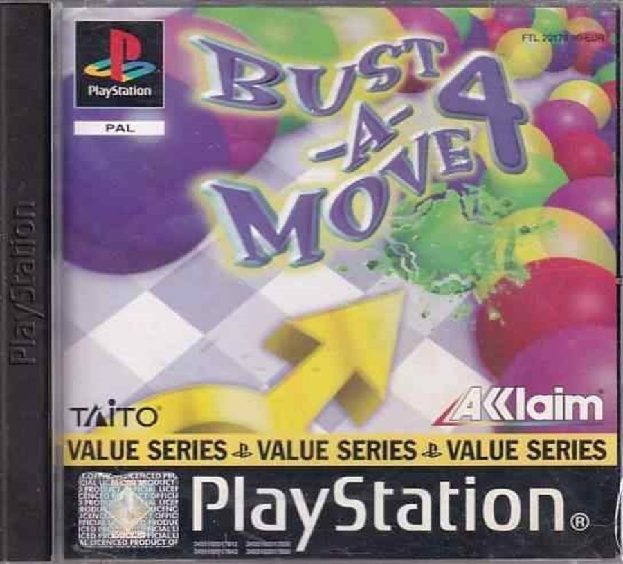 Retro Spillekonsoller EPIC PANDA Playstation 1 Ps1&Psx Spil | Bust-A-Move 4 - Ps1 (B Grade) (Genbrug)