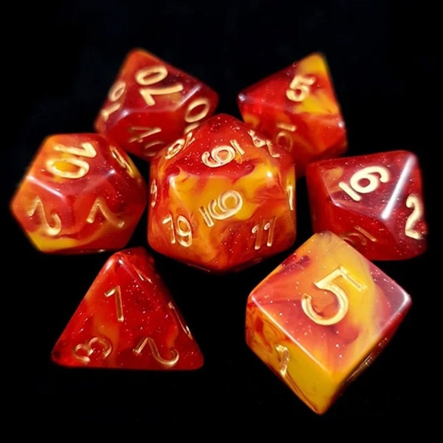 Rollespil EPIC PANDA Rollespilsterninger | Surtr Dice Set - Rollespilsterninger - Lindorm Dice