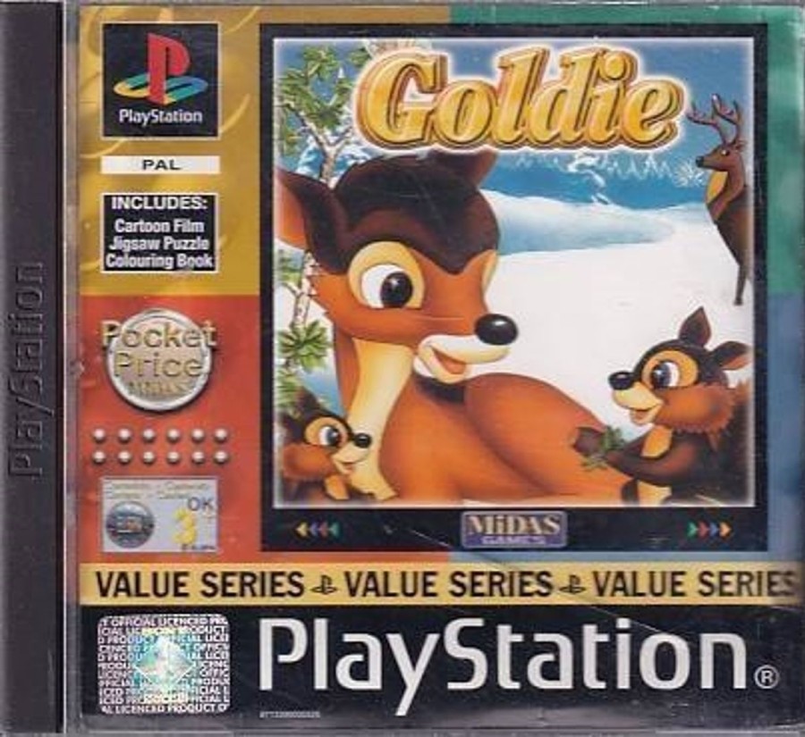 Retro Spillekonsoller EPIC PANDA Playstation 1 Ps1&Psx Spil | Goldie - Value Series - Ps1 (B Grade) (Genbrug)