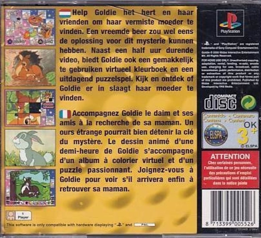 Retro Spillekonsoller EPIC PANDA Playstation 1 Ps1&Psx Spil | Goldie - Value Series - Ps1 (B Grade) (Genbrug)