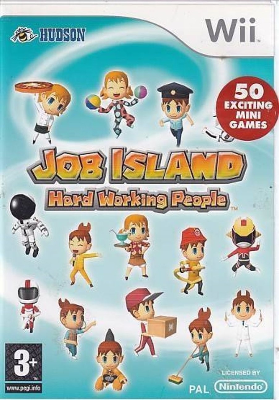 Retro Spillekonsoller EPIC PANDA Nintendo Wii Spil | Job Island Hard Working People - Wii (B Grade) (Genbrug)