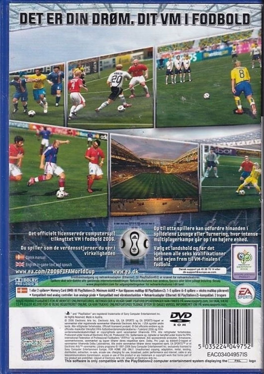 Retro Spillekonsoller EPIC PANDA Playstation 2 Ps2 Spil | 2006 Fifa World Cup - Ps2 (B Grade) (Genbrug)